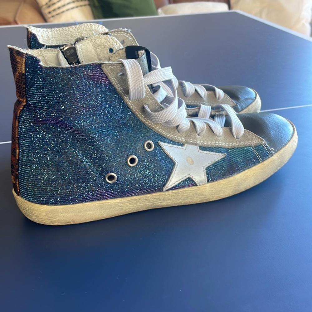 Golden Goose High Top Printed Sneakers - Picture 2 of 7